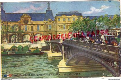 75- PARIS -01- PONT DU CARROUSEL ET LE LOUVRE