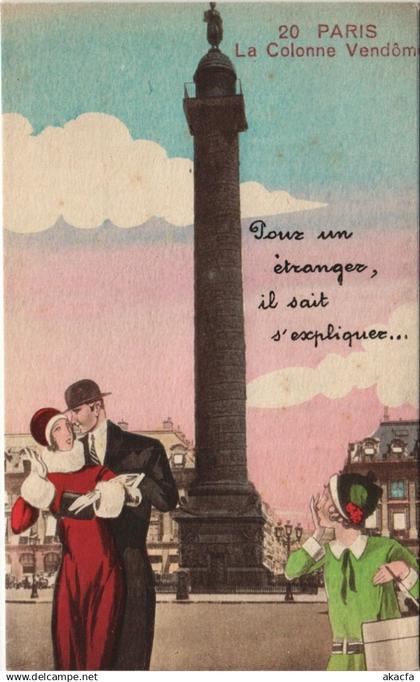 CPA PARIS (1e) 20 La Colonne Vendome (561185)