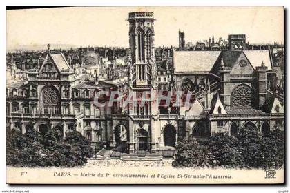 CPA Paris Mairie du I Arrondissement eglise St germain l'Auxerrois