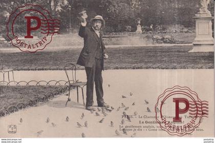 Le Charmeur d'Oiseaux aux tuileries - LE GENTLEMAN ANGLAIS