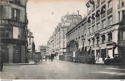 75 paris rue cbeaubourg 3e arrondissement cpa vieille voiture auto