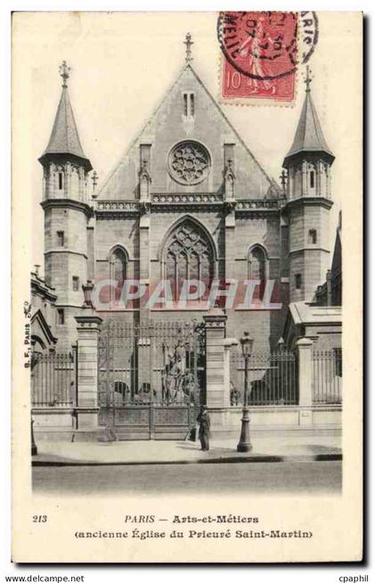 Paris CPA Arts et Metiers (ancienne eglise du prieure Saint Martin)