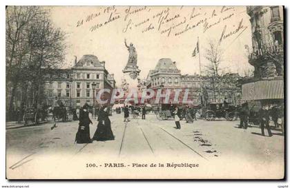 Paris CPA Place de la Republique