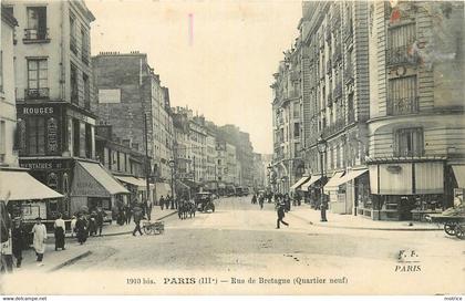 PARIS - rue de Bretagne (quartier neuf).