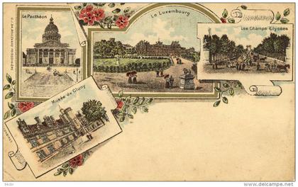 CPA  ( PARIS 5e)   litho (etat moyen)