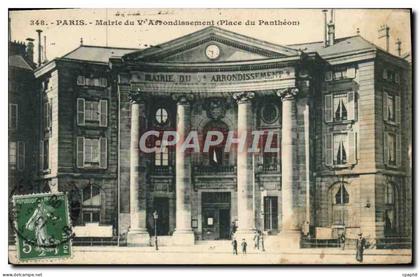 CPA Paris Mairie Du 5eme Arrondissement Place du Pantheon