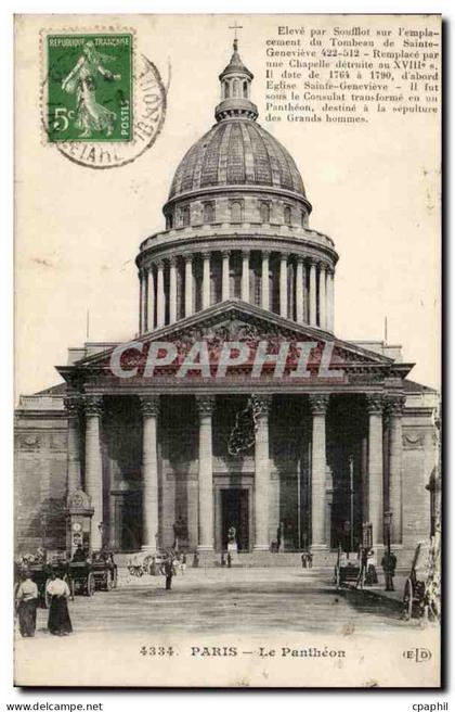 Paris CPA Le pantheon