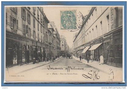 75 - PARIS - 06 Arr. -- Rue des St Pères