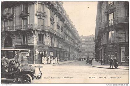 75-PARIS 08- RUE DE LA RENAISSANCE ( VOIR BOUCHERS) BOUCHERIE