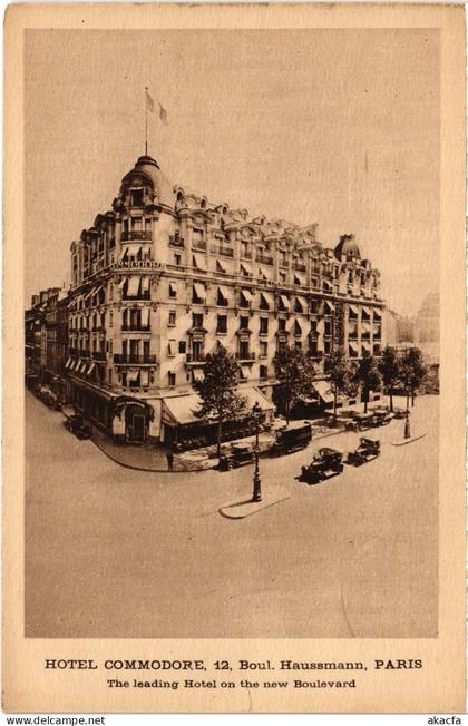 CPA PARIS 8e 12, Bd Haussmann Hotel Commodore (1393129)