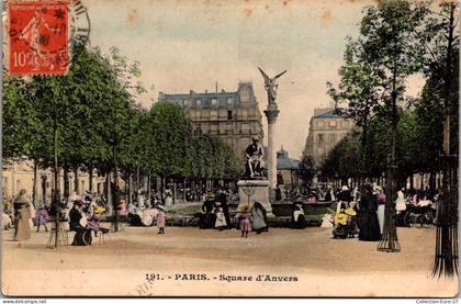 (17/09/25) 75-CPA PARIS - 9ème ARRONDISSEMENT - SQUARE D'ANVERS