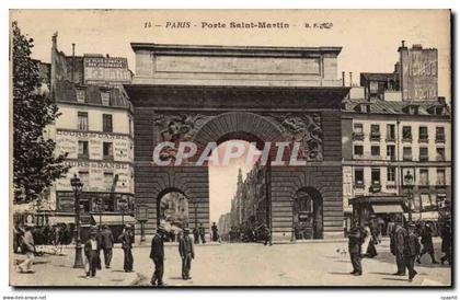Paris - 10 - Porte Saint Martin CPA
