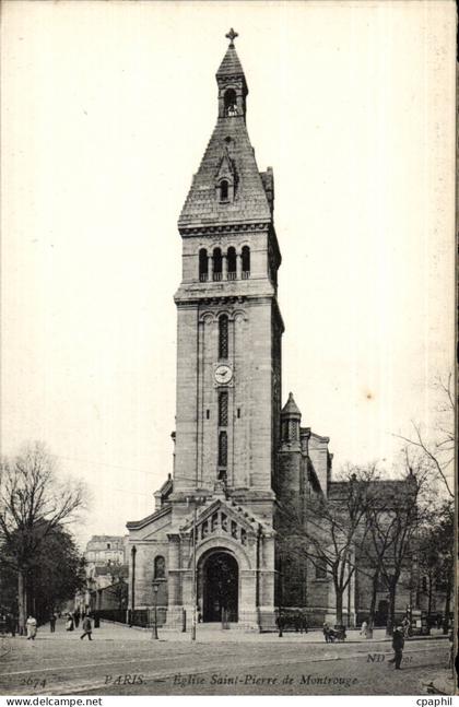 Paris(14) Cheval- L'Eglise St-Pierre de Montrouge-St Pierre of Montrouge Church - CPA