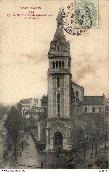 Paris(14) L'Eglise St-Pierre de Montrouge-St Pierre of Montrouge Church - CPA