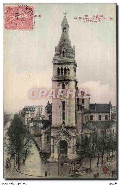 Paris(14) L'Eglise St-Pierre de Montrouge-St Pierre of Montrouge Church - CPA