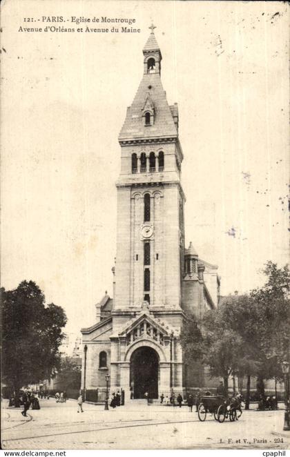 Paris(14) L'Eglise St-Pierre de Montrouge-St Pierre of Montrouge Church - CPA