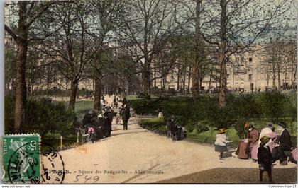 (17/09/25) 75-CPA PARIS - 17ème ARRONDISSEMENT - SQUARE DES BATIGNOLLES