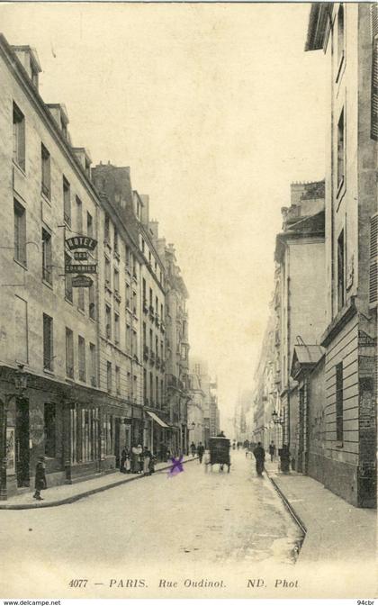 CPA  ( paris 7eme) rue oudinot    (b bur)