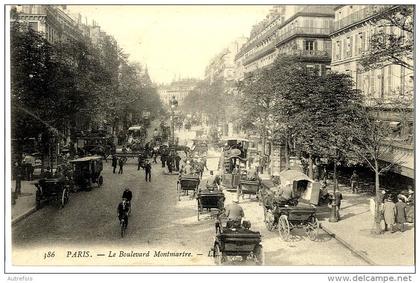 75  PARIS  18°  -  LE BOULEVARD MONTMARTRE