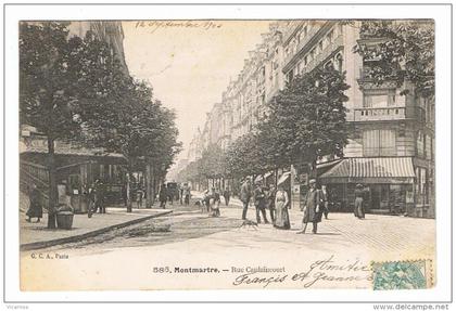 CPA 75 PARIS 18 eme Montmartre Rue Caulaincourt