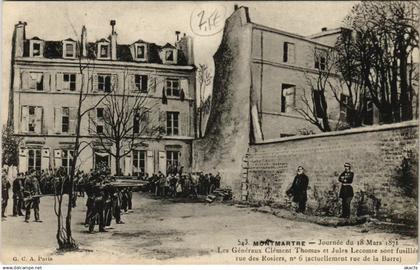 CPA PARIS 18e - Jurnée du 18 Mars 1871 (59488)