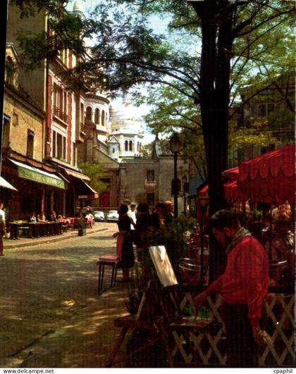 Paris 18 - Place du Tertre - Montmartre CPA