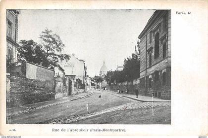 PARIS  75  18°ARR  RUE DE L'ABREUVOIR ( PARIS - MONTMARTRE )