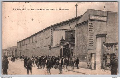 406, (Paris) 19° Arrondissement, Rue des Ardennes, Atelier Niclausse
