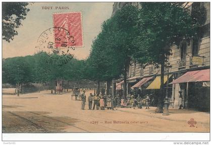 ( CPA PARIS 19 )  RUE BOTZARIS  /