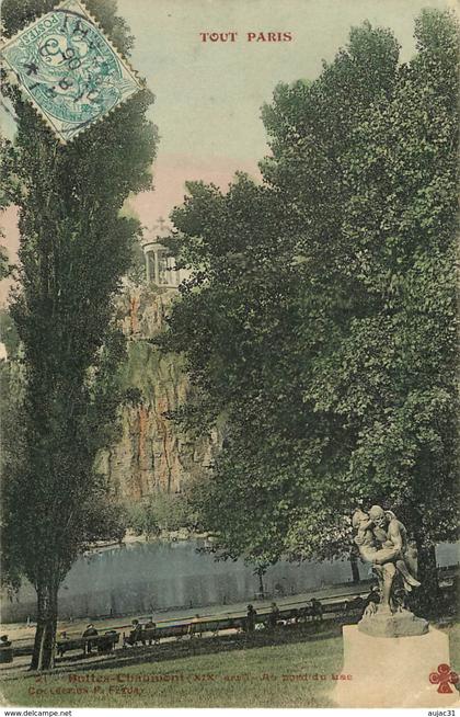 Dép 75 - Tout Paris - Arrondissement 19 - Buttes Chaumont - Au bord du lac - Collection Fleury - état