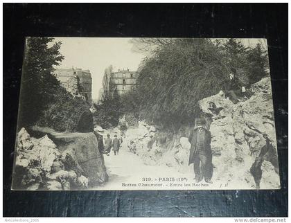 PARIS - 19° BUTTES DE CHAUMONT - ENTRE LES ROCHES - 75 PARIS (N)