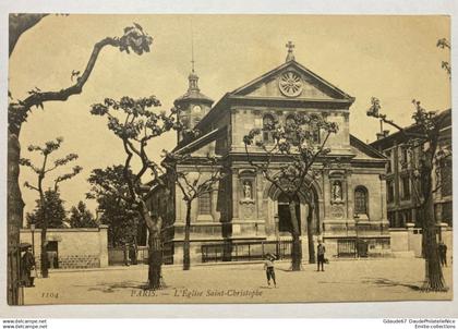 PARIS 19 - L'EGLISE SAINT CHRISTOPHE