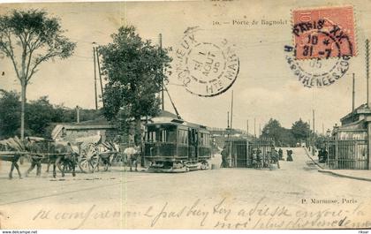 PARIS(20em ARRONDISSEMENT) TRAMWAY(PORTE DE BAGNOLET)