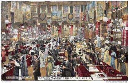 75-PARIS 01- GRANDS MAGASINS DU LOUVRE - RAYON DE GANTERIE