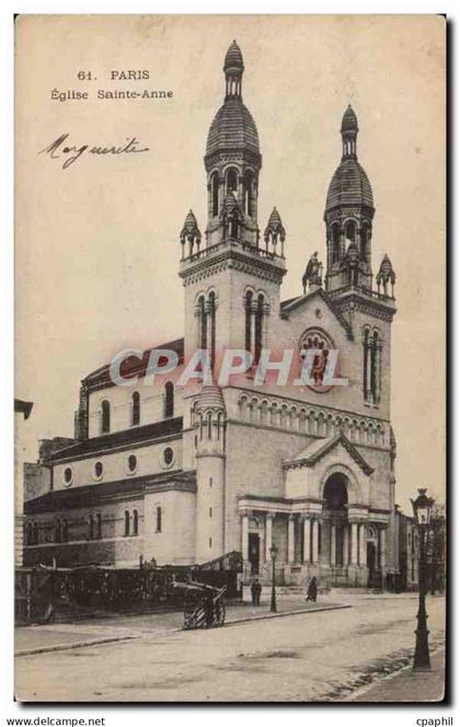 CPA Paris Les eglises de Paris Saint Anne