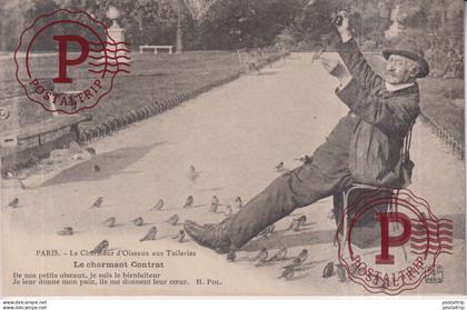 Le Charmeur d'Oiseaux aux tuileries - LE CHARMANT CONTRAT