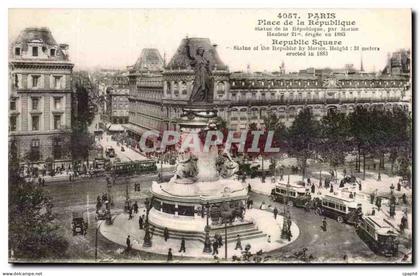 Paris CPA Place de la Republique