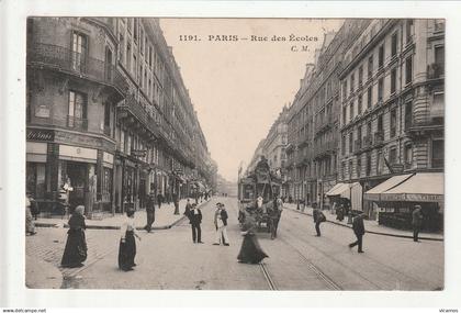 CP 75 PARIS 05 Rue des Ecoles