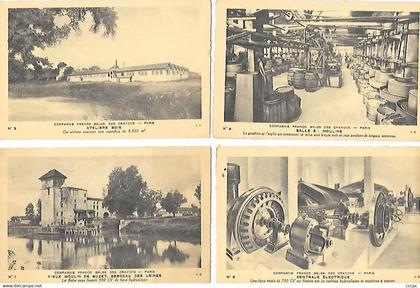 CPA Lot 11 CP Paris - Compagnie Franco Belge des crayons