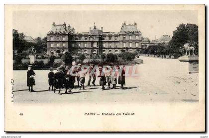Paris 6 - Palais du Senat - CPA Luxembourg Palais (enfants)
