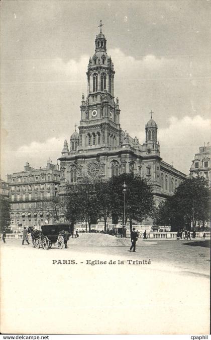 Paris CPA Eglise de la Trinite