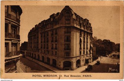 CPA PARIS 8e 14, Rue Beauion Hotel Winsdor (1393437)