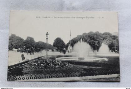 Paris 75, le rond point des Champs Elysées, 8ème
