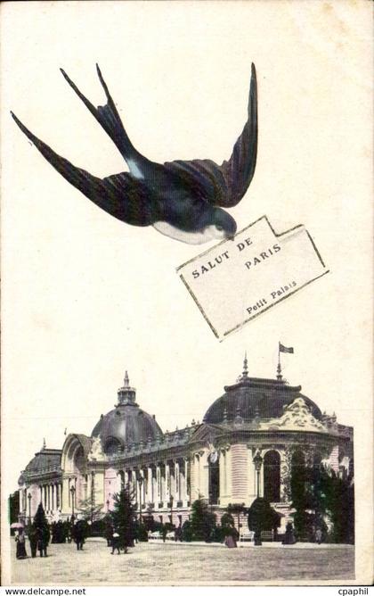 Paris 8 - Salut de Paris - Petit Palais - Souvenir - CPA