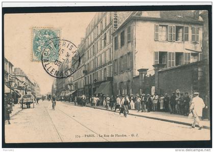 PARIS - IXème arrondissement - La Rue de Flandre
