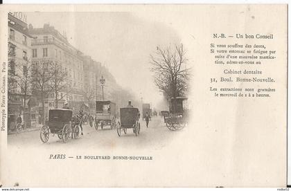 CPA - Paris - Boulevard Bonne nouvelle - précurseur - 10 ème arrondissement