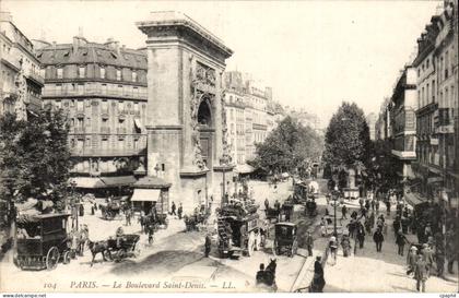 Paris 10 - Le Boulevard Saint Denis - CPA