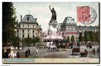 Paris - 10 - Place de la Republique - CPA