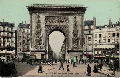 Paris 10 - Porte Saint Denis - CPA