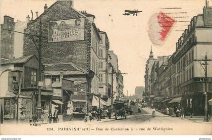 PARIS  12 arrondissement  rue de charenton a la rue de Wattignies
